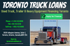 Used Truck Trailer And Heavy Equipment Financing Toronto Image